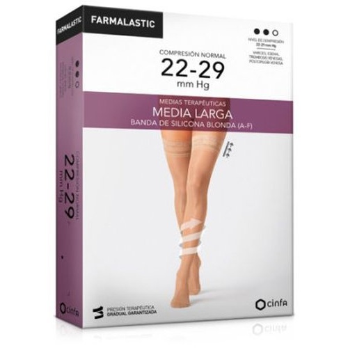 Media larga (a-f) comp normal - farmalastic blonda (camel t- peq)