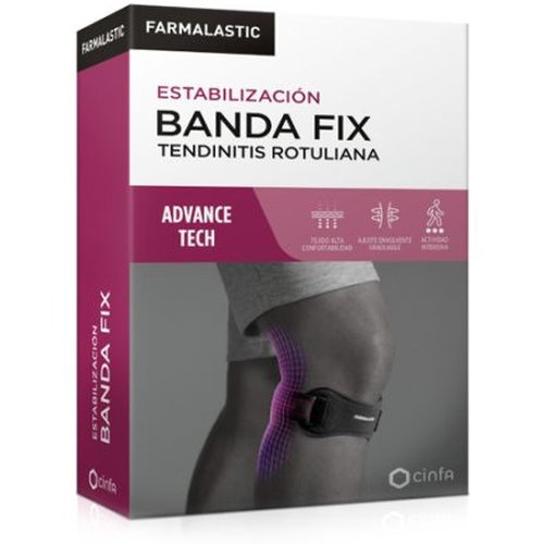 Banda tendinitis rotuliana fix - farmalastic advance (1 unidad talla unica)