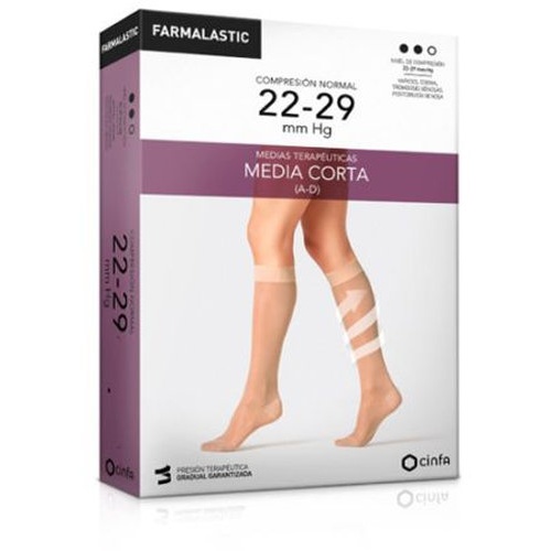 Media corta (a-d) comp normal - farmalastic (negra t- gde)