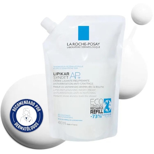 Lipikar syndet ap+ (1 envase 400 ml refill)