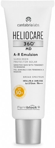 Heliocare 360º md a-r emulsion protector solar piel sensible con tendencia a rojeces spf 50+ (1 tubo