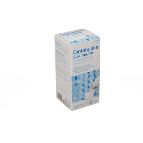 CINFATUSINA 3,54 mg/ml SUSPENSIÓN ORAL, 1 frasco de 200 ml (vidrio)