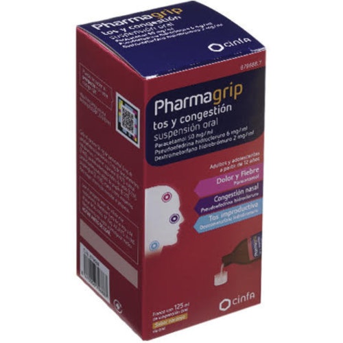 CINFATOS COMPLEX suspensión oral , 1 frasco de 125 ml