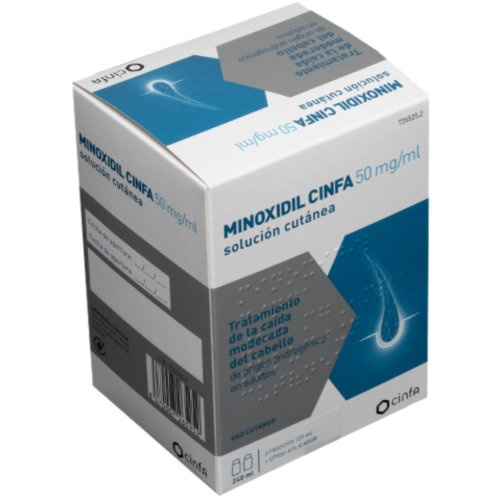 DINAXIL 50 MG/ML SOLUCION CUTANEA, 2 frascos de 120 ml