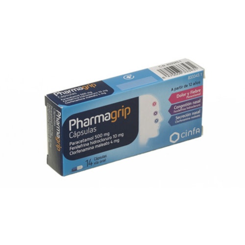PHARMAGRIP CAPSULAS , 14 cápsulas