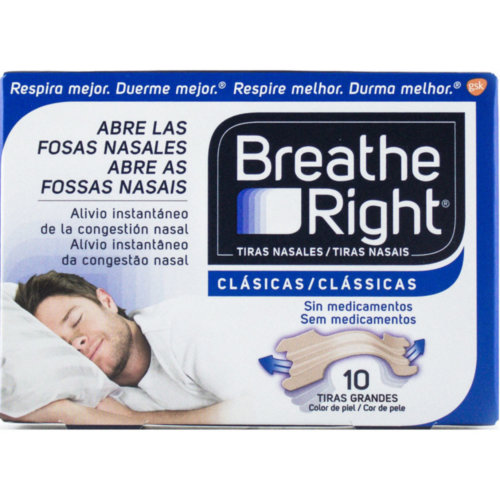 BREATHE RIGHT - TIRA ADH NASAL (T- GDE 10 U)