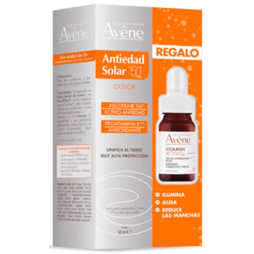 Avene solar antiedad spf 50+ color (1 envase 50 ml)