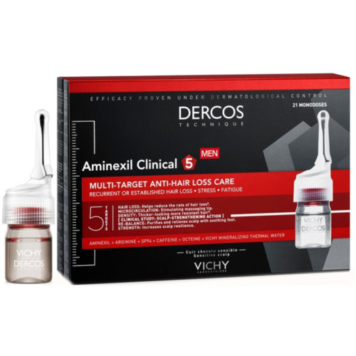 DERCOS AMINEXIL CLINICAL 5 HOMBRE (6 ML 21 MONODOSIS)