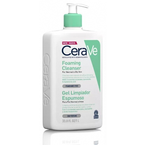 Cerave gel limpiador espumoso (1 l)