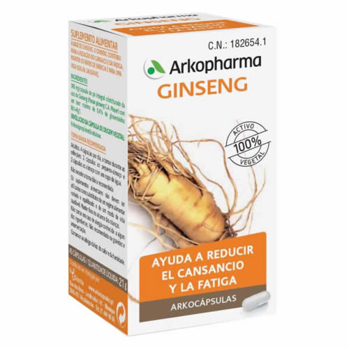 Arkocapsulas ginseng bio (45 capsulas)