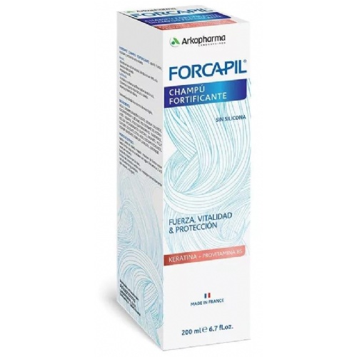 Forcapil champu fortificante con keratina (1 envase 200 ml)