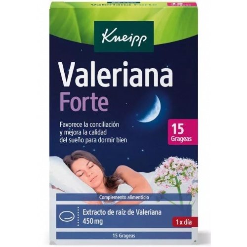 Kneipp valeriana forte (15 grageas)