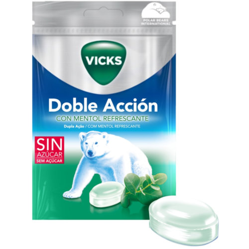 Vicks caramelos  d.accion bolsa 72gr