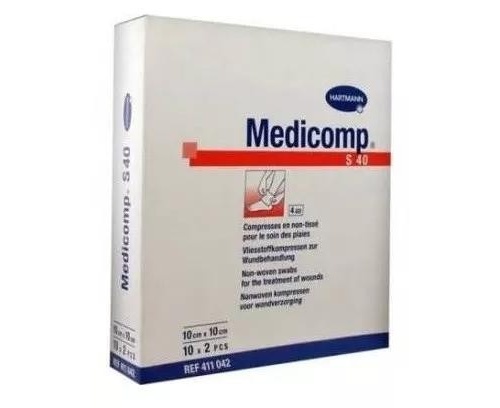 MEDICOMP COMPRESAS - APOSITO ESTERIL (10 X 10 CM 10 SOBRES 2 U)