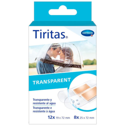 Tiritas transparent (20 unidades surtido 2 tamaños)
