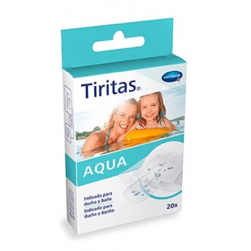 TIRITAS AQUA - APOSITO ADHESIVO (3 TAMAÑOS 20 U)