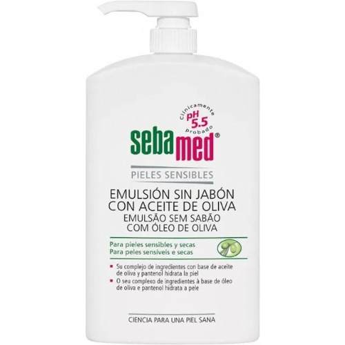 Sebamed emulsion sin jabon con aceite de oliva  1 envase 1 l