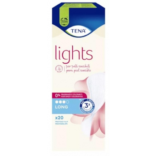 Absorbente incontinencia orina - tena lights liner long (20 unidades)