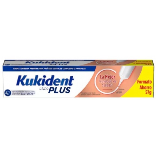 Kukident pro efecto sellado - crema adh protesis dental (57 g)