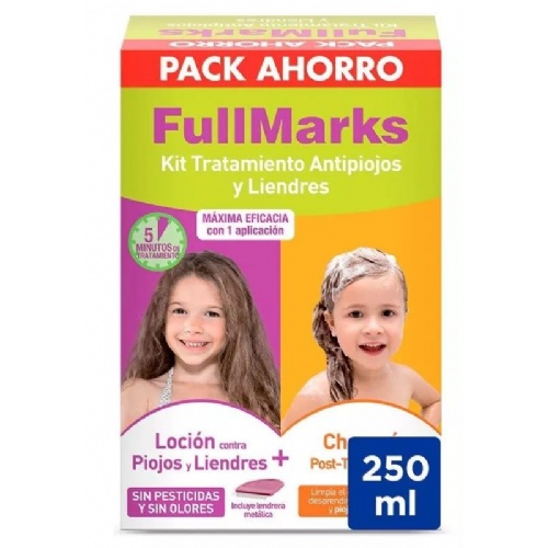 FULLMARKS PIOJOS LIENDRES KIT CHAMPÚ 150 ML + LOCIÓN 100 ML