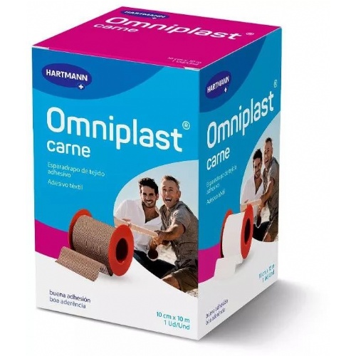 Esparadrapo hipoalergico - omniplast tejido resistente (1 unidad 10 m x 10 cm)