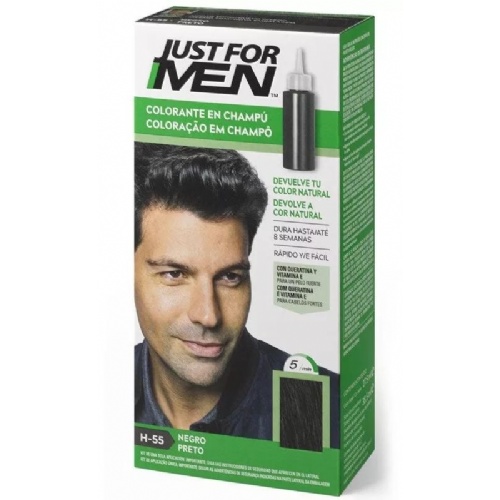 JUST FOR MEN - CHAMPU COLORANTE (66 CC NEGRO)