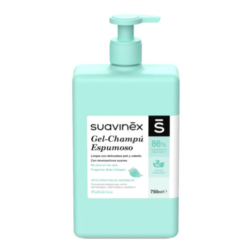 Suavinex pediatric gel champu espumoso (1 envase 750 ml)