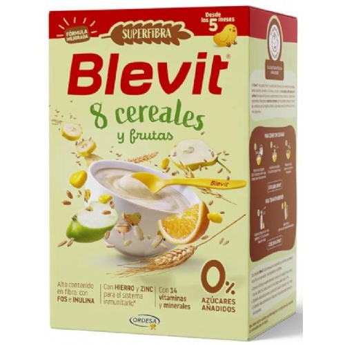 Blevit sf 8 cereales y frutas 6x500 gr