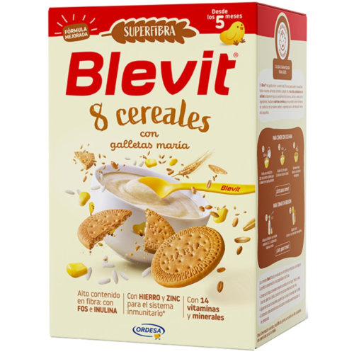 Blevit sf 8 cer. y galleta 6x500 gr