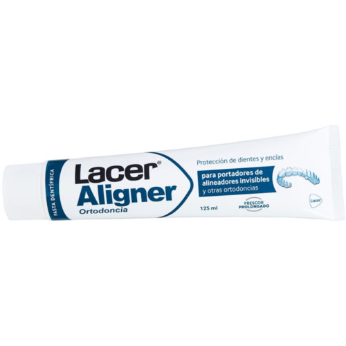 Lacer aligner ortodoncia pasta dentifrica sin coloracion  1 tubo 125 ml sabor menta