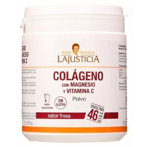 Colageno con magnesio y vitamina c - ana maria lajusticia (1 envase 350 g sabor fresa)