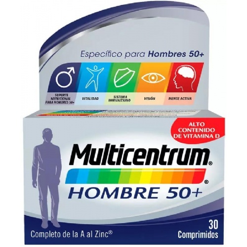 MULTICENTRUM HOMBRE 50+ (30 COMP)