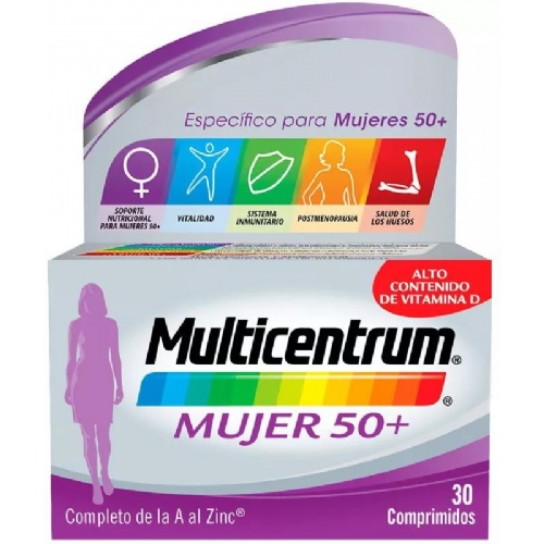 Multicentrum mujer 50+  30 comprimidos