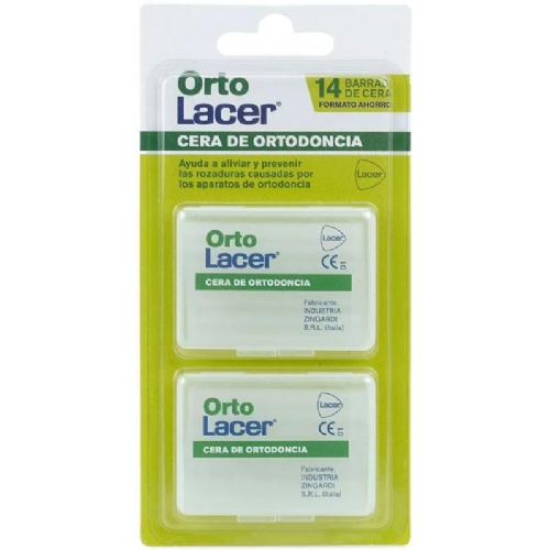 Cera ortodoncia protectora rozadura - ortolacer (14 barritas)
