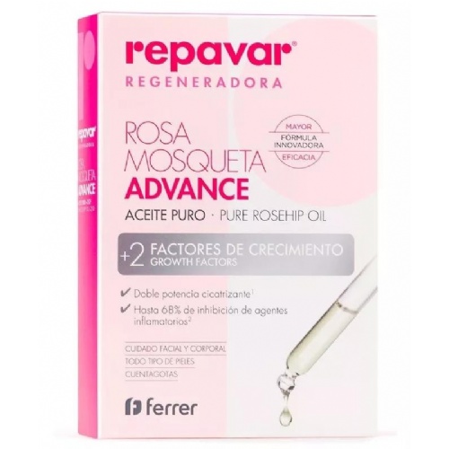 Repavar regeneradora  aceite puro - rosa mosqueta advance (15 ml)