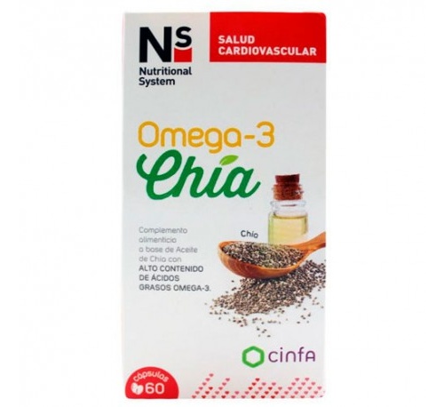 Ns cardioprotect omega-3  60 capsulas