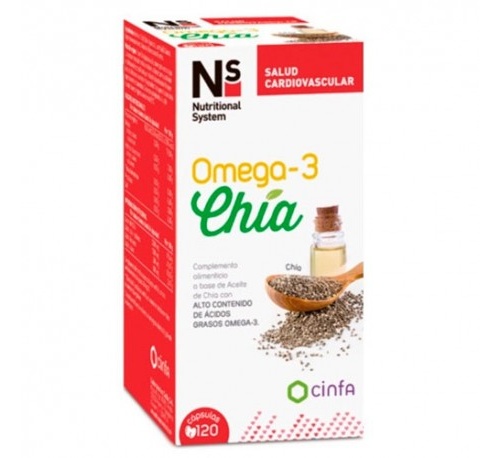 Ns cardioprotect omega-3  120 capsulas
