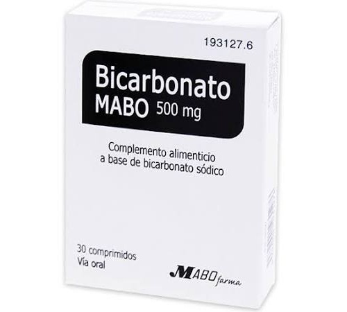 Bicarbonato mabo (500 mg 30 comprimidos)