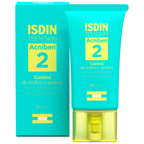 Acniben control de brillos y granos gel crema - isdin teen skin (40 ml)