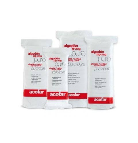 Algodon zig-zag puro - acofar (1 paquete 25 g)