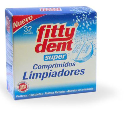 Fittydent super comp - limpieza protesis dental (32 + 4 comprimidos)