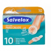 Salvelox callos con acido salicilico (10 unidades 57 mm x 19 mm)