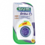 Gum ortho floss sin cera ortodoncias - seda dental (1 envase)