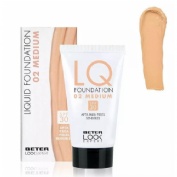 Maquillaje facial beter liquid foundation  silky sand