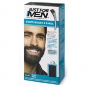 Just for men bigote y barba - gel colorante (1 envase 30 ml color negro)