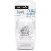 Tetina silicona anatomica suavinex talla 1 m 2 unidades - suavinex