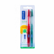 Cepillo dental adulto - vitis (suave duplo)