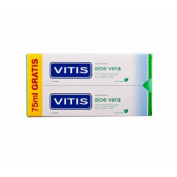Vitis aloe vera pasta dentifrica (2 envases 150 ml sabor menta)