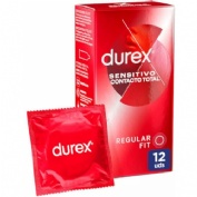 DUREX SENSITIVO CONTACTO TOTAL - PRESERVATIVOS (12 U)