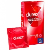 DUREX SENSITIVO CONTACTO TOTAL - PRESERVATIVOS (6 U)